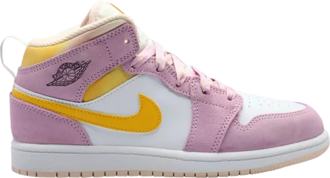 Кроссовки Air Jordan 1 Mid SE PS Arctic Pink, розовый