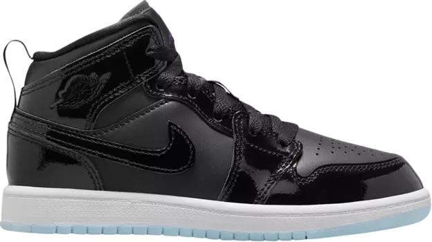 Кроссовки Air Jordan 1 Mid SE PS Space Jam, черный