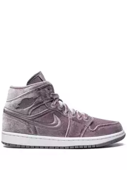 Кроссовки Air Jordan 1 Mid SE Purple Velvet, фиолетовый