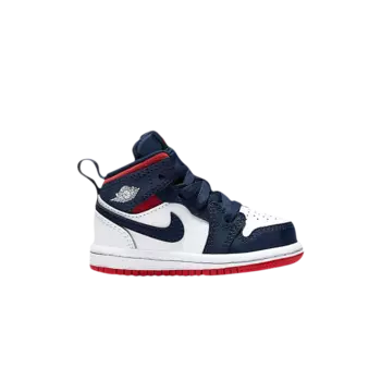 Кроссовки Air Jordan 1 Mid SE TD, белый