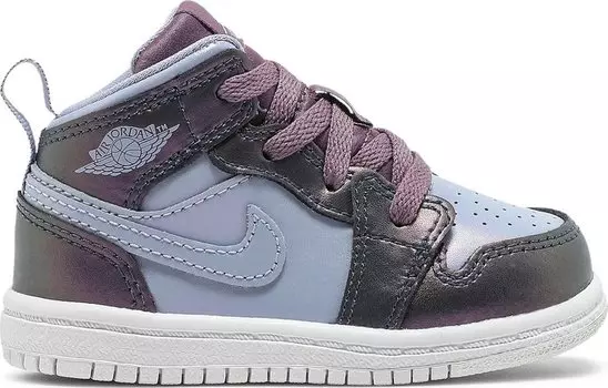 Кроссовки Air Jordan 1 Mid SE TD Monsoon Purple Rise, фиолетовый