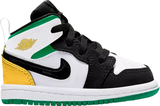 Кроссовки Air Jordan 1 Mid SE TD Oakland, белый