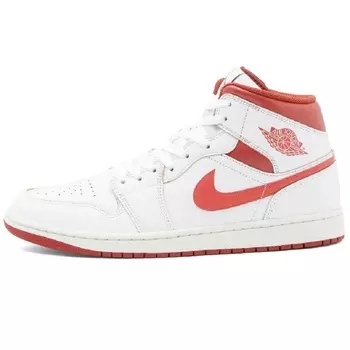 Кроссовки Air Jordan 1 Mid Se, темно-красный