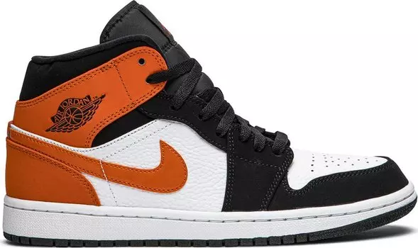 Кроссовки Air Jordan 1 Mid Shattered Backboard, оранжевый