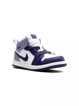 Кроссовки Air Jordan 1 Mid Sky J Purple Jordan Kids, белый