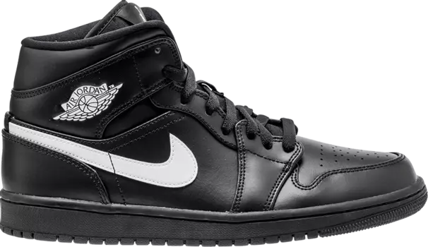 Кроссовки Air Jordan 1 Mid Speckle, черный