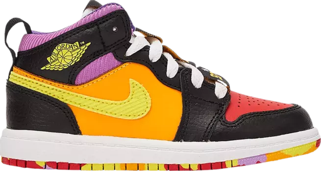 Кроссовки Air Jordan 1 Mid SS PS 'Championships', разноцветный