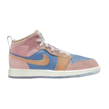 Кроссовки Air Jordan 1 Mid SS PS, цвет Zen