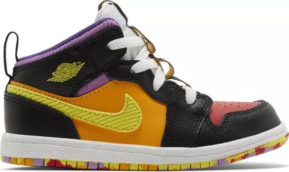 Кроссовки Air Jordan 1 Mid SS TD 'Championships', разноцветный