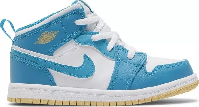 Кроссовки Air Jordan 1 Mid TD 'Aquatone', синий