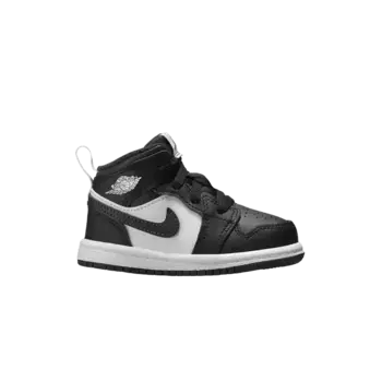 Кроссовки Air Jordan 1 Mid TD Black Off Noir, черный