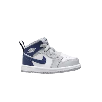Кроссовки Air Jordan 1 Mid TD, цвет Wolf Grey Midnight Navy
