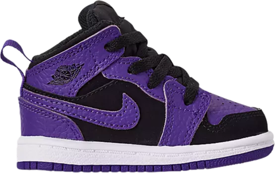 Кроссовки Air Jordan 1 Mid TD Dark Concord, черный