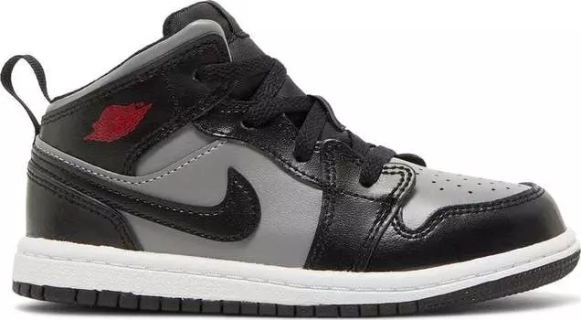 Кроссовки Air Jordan 1 Mid TD Shadow, серый (Размер 24 RU)