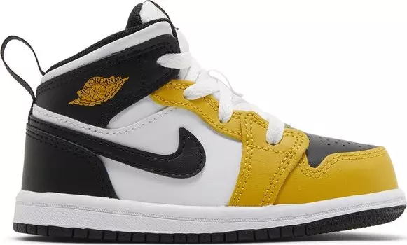 Кроссовки Air Jordan 1 Mid TD 'Yellow Ochre', желтый