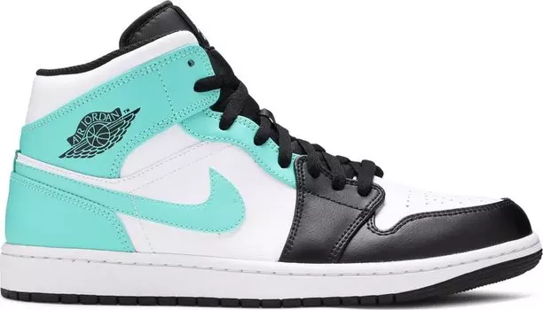 Кроссовки Air Jordan 1 Mid Tropical Twist, зеленый