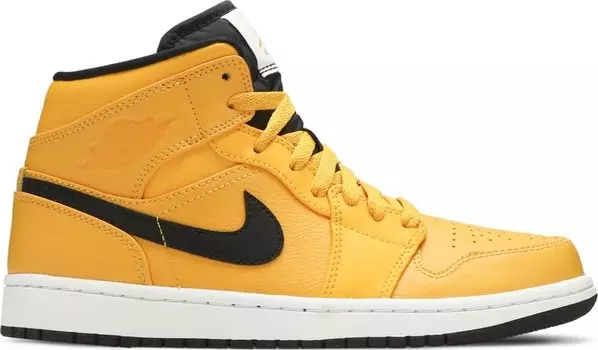 Кроссовки Air Jordan 1 Mid University Gold, золотой