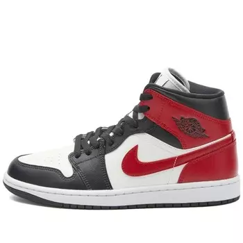 Кроссовки Air Jordan 1 MID W, серый/коричневый/бежевый