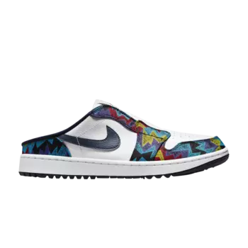 Кроссовки Air Jordan 1 Mule Golf, разноцветный