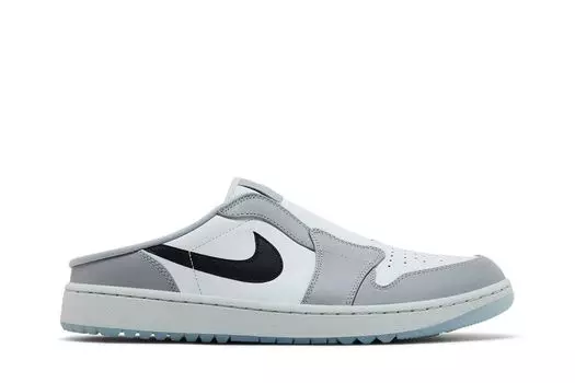 Кроссовки Air Jordan 1 Mule Golf 'Wolf Grey Black', серый