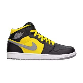 Кроссовки Air Jordan 1 Phat 'Black Speed Yellow', черный