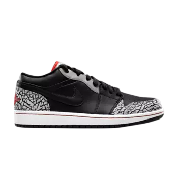 Кроссовки Air Jordan 1 Phat Low 'Cement Grey', черный