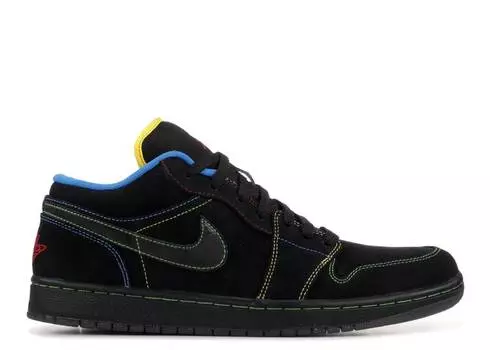 Кроссовки AIR JORDAN 1 PHAT LOW 'OLYMPIC', черный