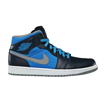 Кроссовки Air Jordan 1 Phat Mid 'Obsidian Photo Blue', синий