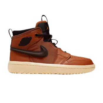 Кроссовки Air Jordan 1 React 'Brown', коричневый