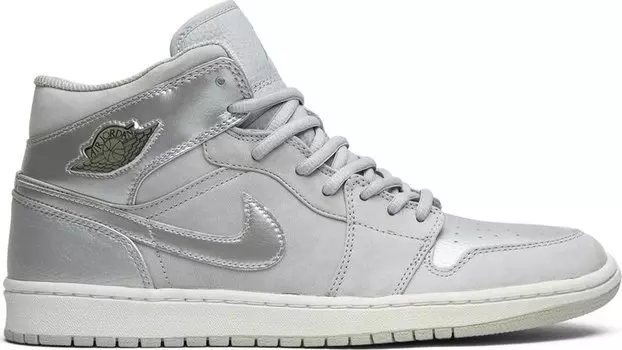 Кроссовки Air Jordan 1 Retro + 2001 Neutral Grey, серый