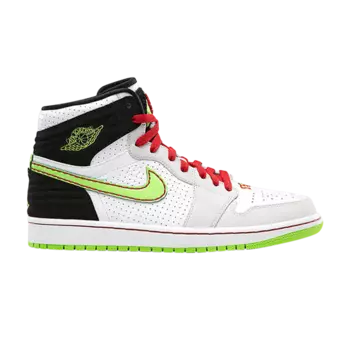 Кроссовки Air Jordan 1 Retro '93 'Electric Green, белый