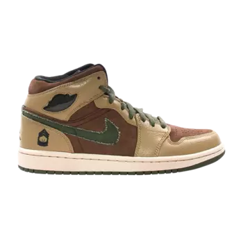 Кроссовки Air Jordan 1 Retro 'Armed Forces', коричневый