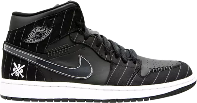 Кроссовки Air Jordan 1 Retro Barons - Away, черный