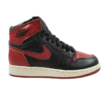 Кроссовки Air Jordan 1 Retro BG 'Bred', черный