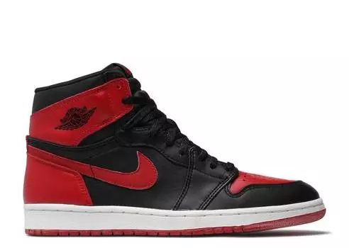 Кроссовки AIR JORDAN 1 RETRO 'BRED' 1994, черный
