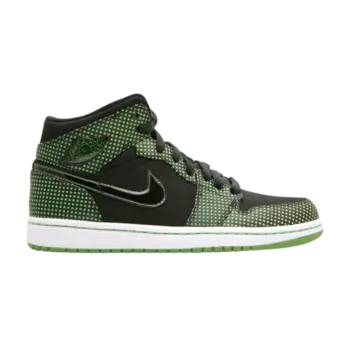Кроссовки Air Jordan 1 Retro 'Chlorophyll', черный