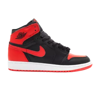 Кроссовки Air Jordan 1 Retro GS 'Bred', черный