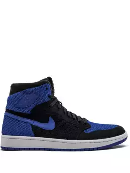 Кроссовки Air Jordan 1 Retro Hi Flyknit, синий