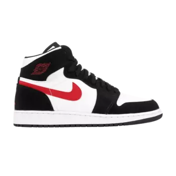 Кроссовки Air Jordan 1 Retro High BG 'Black Red White', черный