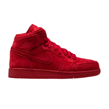Кроссовки Air Jordan 1 Retro High BG 'Red Suede', красный