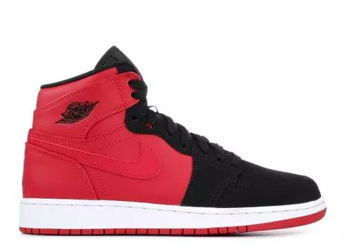 Кроссовки AIR JORDAN 1 RETRO HIGH BG 'RED BLACK', красный