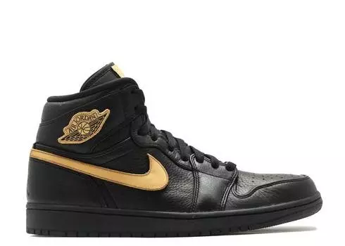 Кроссовки AIR JORDAN 1 RETRO HIGH 'BHM' 2017, черный
