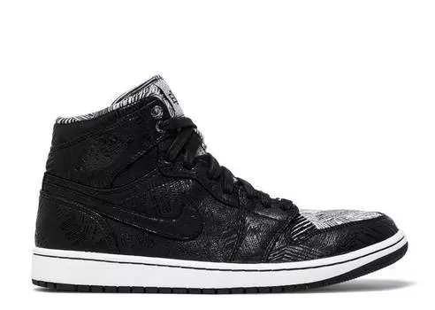 Кроссовки AIR JORDAN 1 RETRO HIGH 'BHM', черный