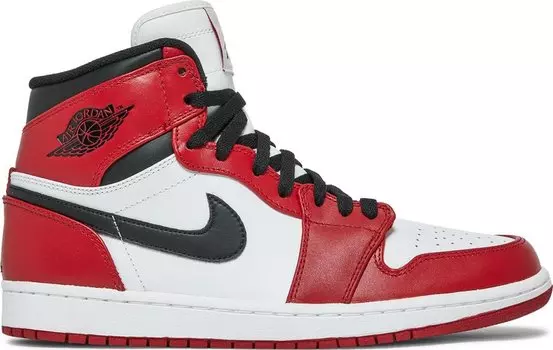 Кроссовки Air Jordan 1 Retro High Chicago 2013, красный