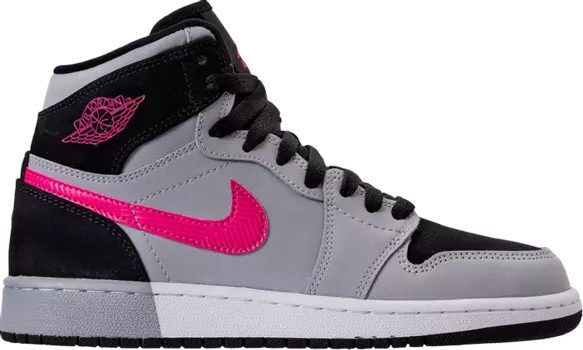 Кроссовки Air Jordan 1 Retro High GG Deadly Pink, серый