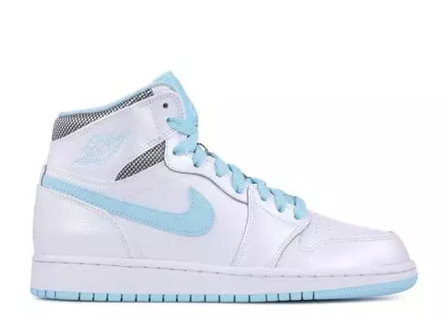 Кроссовки AIR JORDAN 1 RETRO HIGH GG 'WHITE STILL BLUE', белый