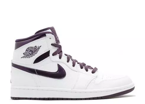 Кроссовки AIR JORDAN 1 RETRO HIGH 'GRAND PURPLE', белый