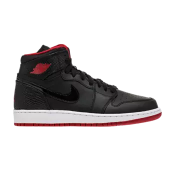Кроссовки Air Jordan 1 Retro High GS 'Bred Snake', черный
