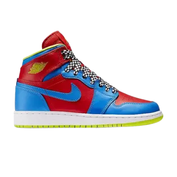 Кроссовки Air Jordan 1 Retro High GS 'Racing Pack', синий