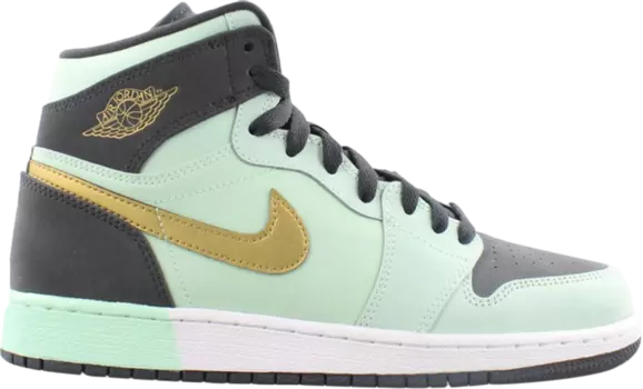 Кроссовки Air Jordan 1 Retro High GS Mint Foam, бирюзовый